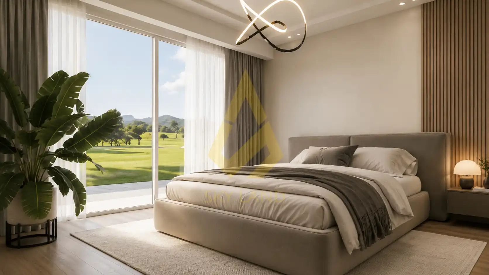 Golf Links Residences project view in Al Mouj