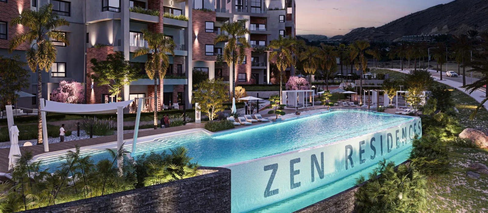 Zen Residences infinity pool