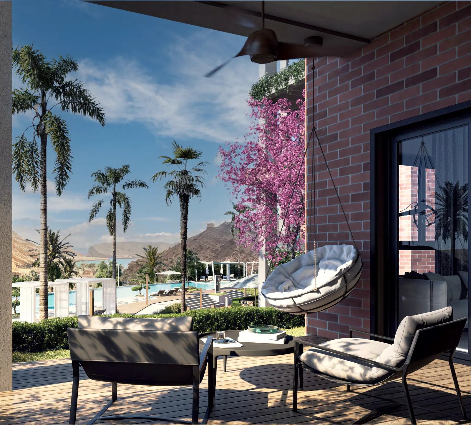 بالکن واحدهای Zen Residences